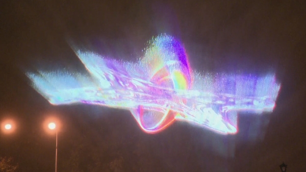 Digital art and immersive light installations are being projected in Drogheda