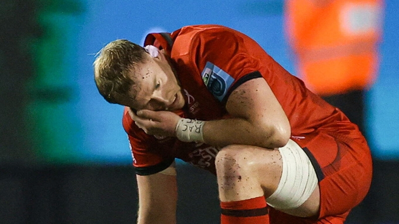 A dejected Kieran Treadwell at full-time
