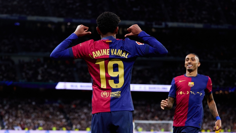 Videos on social media appeared to show Lamine Yamal abused after his second-half goal