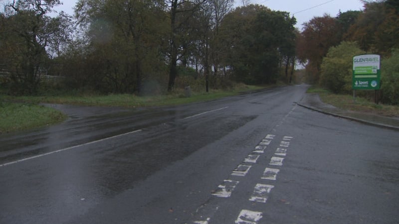A woman is said to have been struck by a vehicle as she was walking along the Glenravel Road area of Martinstown