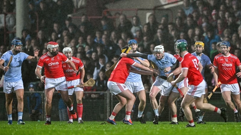 Conditions were tricky in TUS Gaelic Grounds