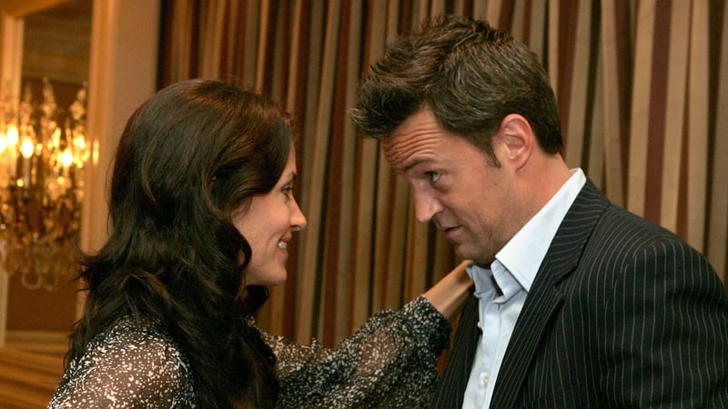 Courteney Cox and Matthew Perry, pictured in Beverly Hills, California, in May 2006