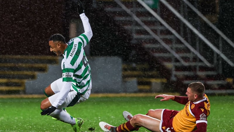 Adam Idah (L) was caught late by Liam Gordon