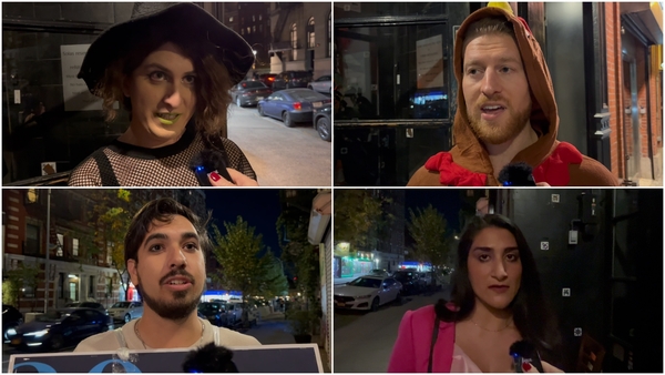 With Halloween party season in full swing in New York, young Democrats have been telling us about their election fears.
