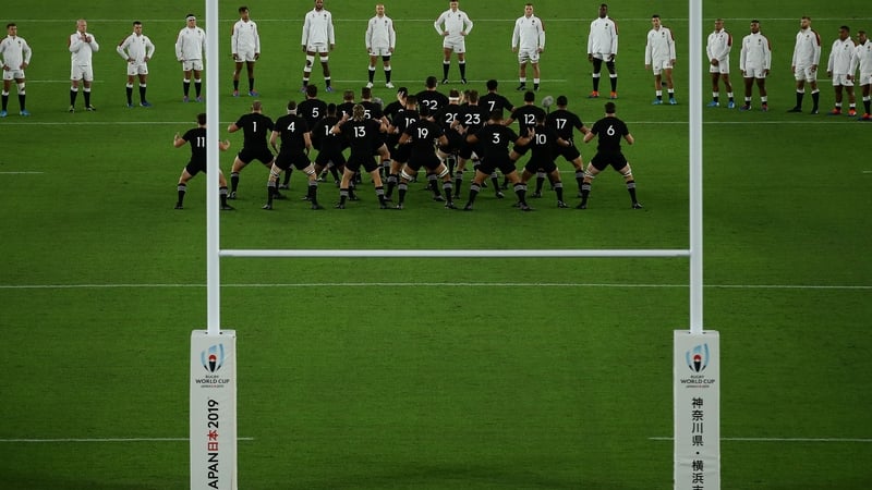 England face the haka before the 2019 World Cup semi-final