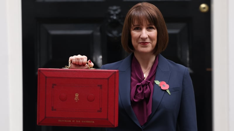 Rachel Reeves, UK chancellor of the exchequer, outside 11 Downing Street today