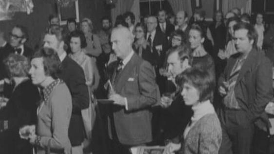 Art Exhibition opening in Galway, 1974