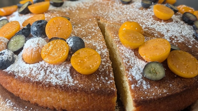 Irish yogurts Clonakilty yogurt and orange cake