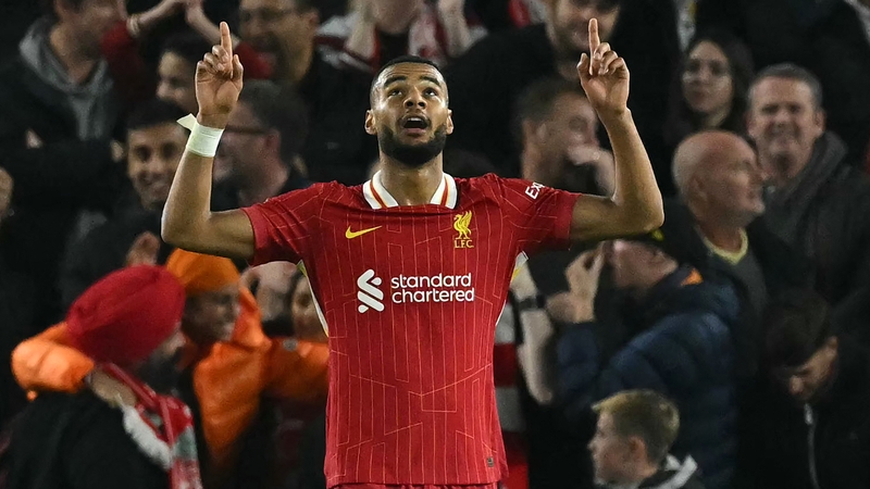 Cody scored twice as Liverpool marched on in the Carabao Cup