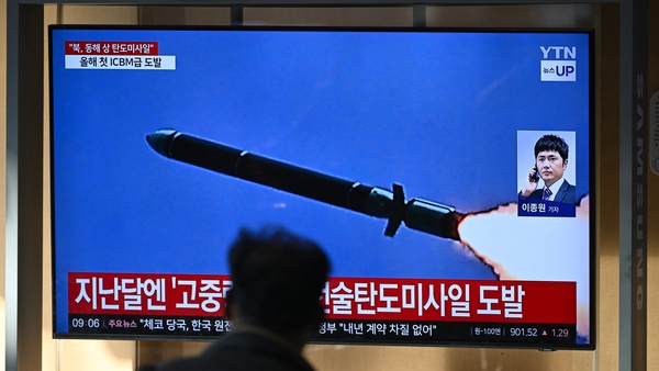 The launch drew swift condemnation coming amid rising international alarm over North Korea reportedly dispatching thousands of troops to Russia to support its war in Ukraine