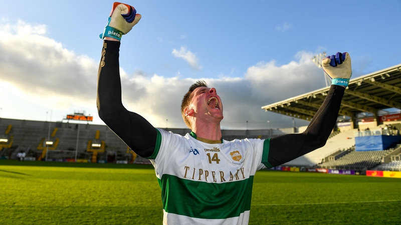 Conor Sweeney celebrates Munster final success against Cork in 2020