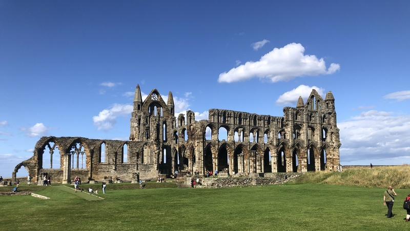 Whitby Abbey, Yorkshire. Inspired Dracula's coming ashore in England.