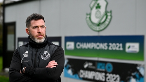 Shamrock Rovers manager Stephen Bradley