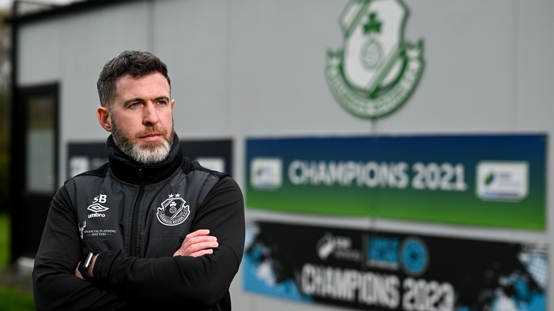 Shamrock Rovers manager Stephen Bradley