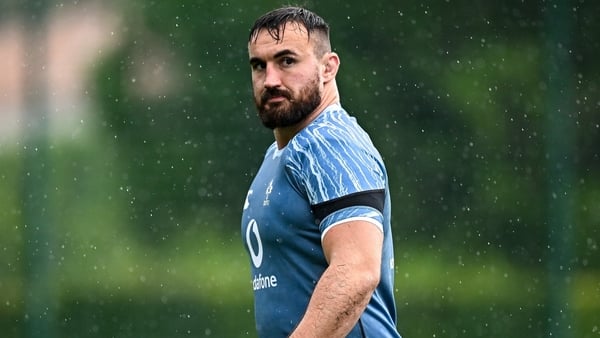 Rónan Kelleher at Ireland training in Portugal on Thursday