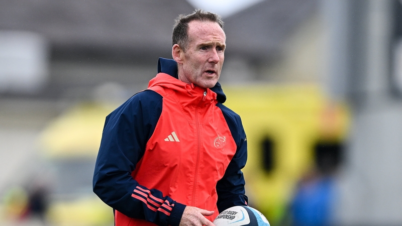 Munster's interim head coach Ian Costello