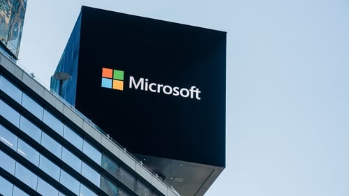 Microsoft shares rose 9% in extended trading on Wall Street last night