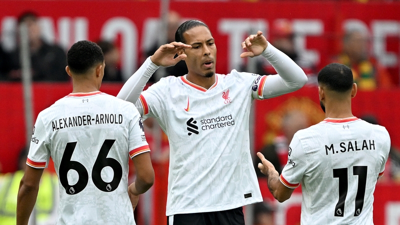 Alexander-Arnold, Van Dijk and Salah are all out of contract at the end of the season