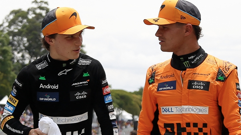 Norris and Verstappen after the sprint