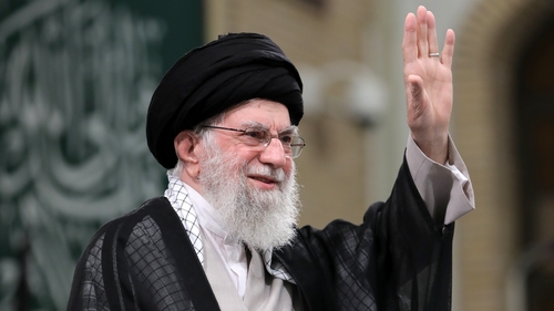Ayatollah Ali Khamenei delivered a speech during a programme at Imam Khomeini Hosseiniyeh in Tehran