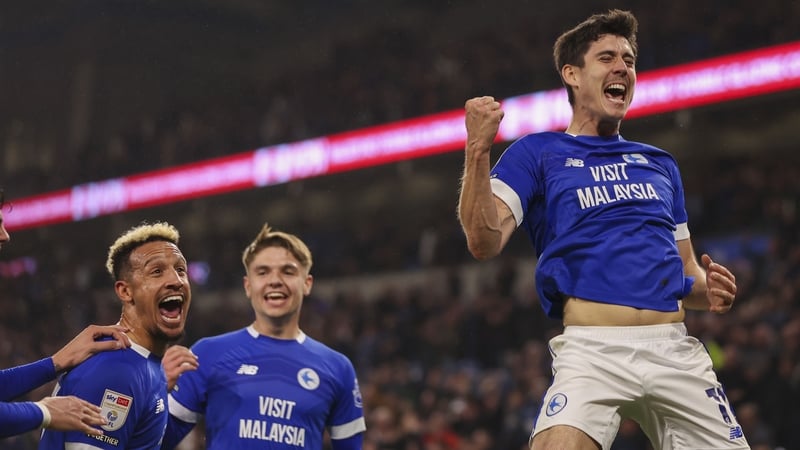 Callum O'Dowda celebrates scoring the winner