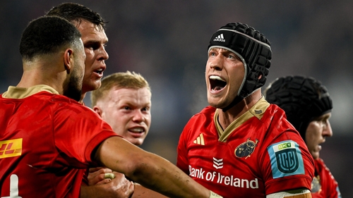 Mike Haley scored one of Munster's four tries