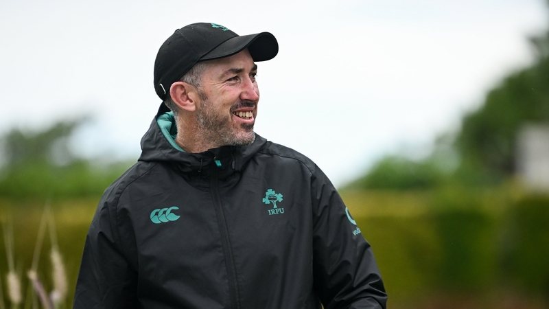 Andrew Goodman has taken over as Ireland's attack and backs coach