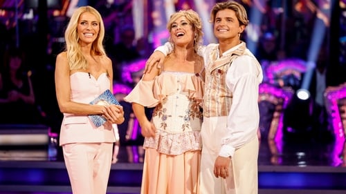 Sam Quek and Nikita Kuzmin with Strictly host Tess Daly