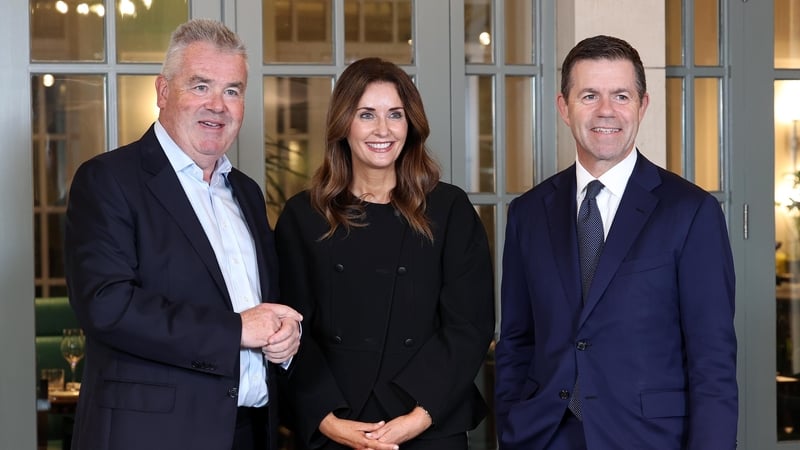 Executive Chairman of Consello in Ireland John Herlihy, CEO of Consello in Ireland Katie Doran and founder, Chairman and CEO of Consello Group Declan Kelly