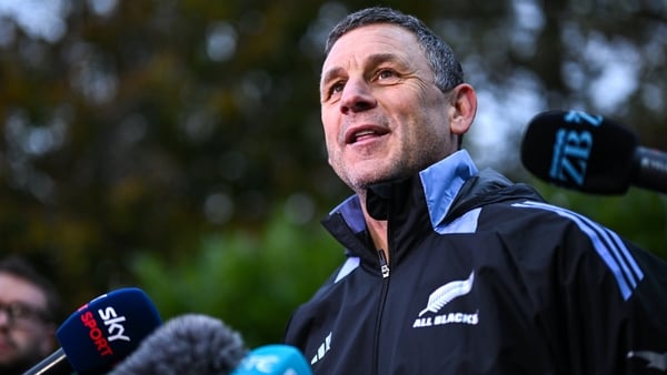Jason Holland speaks to the media in UCD on Monday afternoon