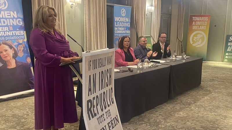 Maria McCormack received a standing ovation from those in the room