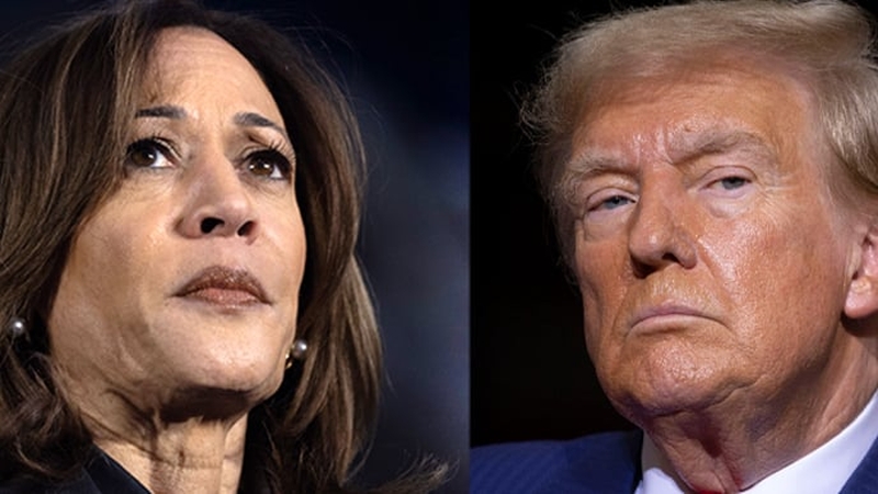 Kamela Harris v Donald Trump.