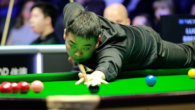 Pang Junxu registered breaks of 85, 73, 120 and 123 in an impressive display