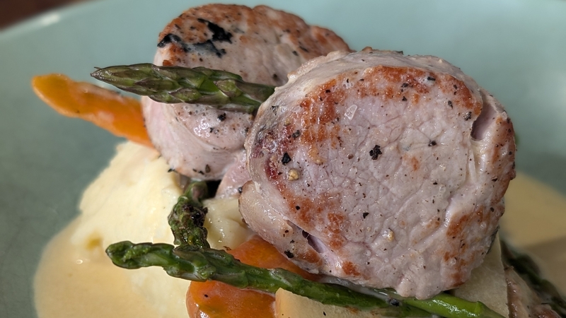 Kevin Dundon's creamy mustard and apple pork medallion: Today