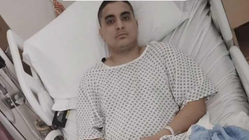 Alexandre Athos Pinheiro Teixeira sustained serious injuries to his left leg in the attack on Halloween night