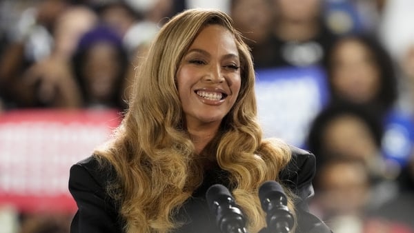Beyoncé spoke at a Kamala Harris rally in October