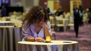 Democratic watch parties in cities like Erie, Pennsylvania, saw many supporters becoming despondent as Trump's lead grew.