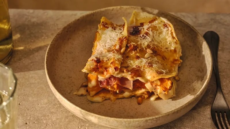 Gino D'Acampo's roasted pumpkin lasagne recipe (Haarala Hamilton/PA)