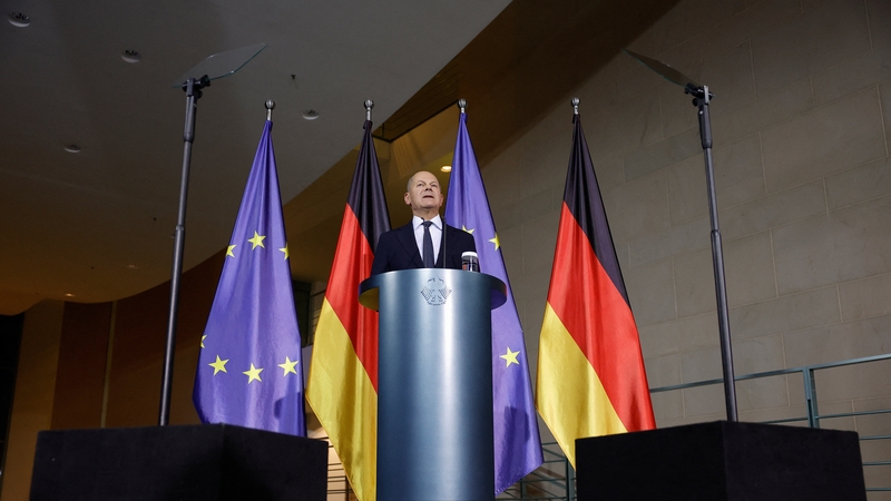 Mr Scholz said he had sacked Mr Lindner because he there was no longer any "basis of trust"