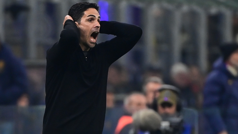 Mikel Arteta felt his side were hard done by in Milan