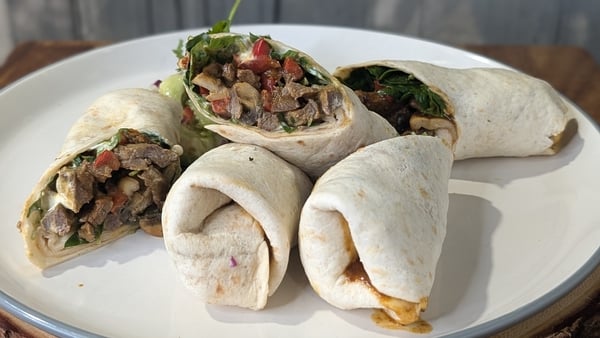 Trisha Lewis' beef fajitas with sour cream, guacamole & homemade wedges: Today