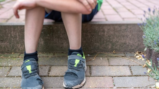 A sad child (stock image)