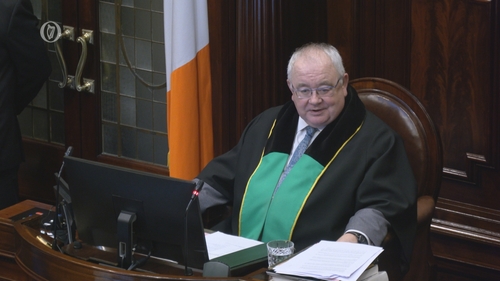 The Dáil is now suspended 'sine die', meaning without a specific date for the resumption of business