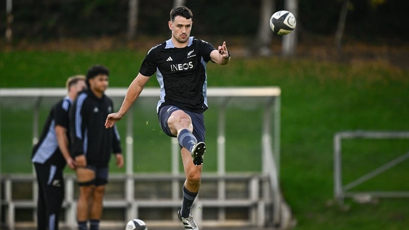 Will Jordan starts at full-back for New Zealand