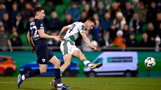 Johnny Kenny lashes home the leveller