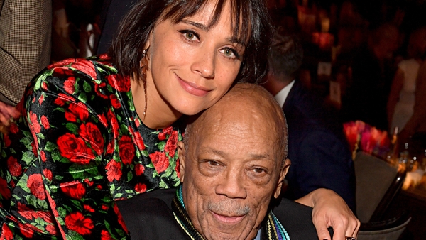 Rashida and Quincy Jones
