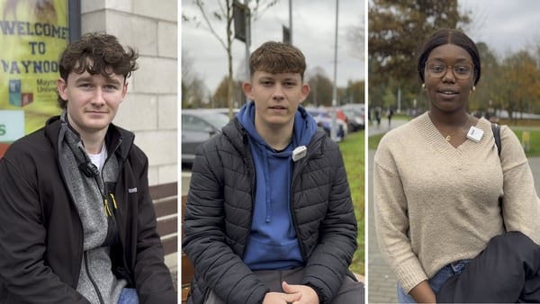 Students at Maynooth University raised the issues most important to them with an election campaign under way
