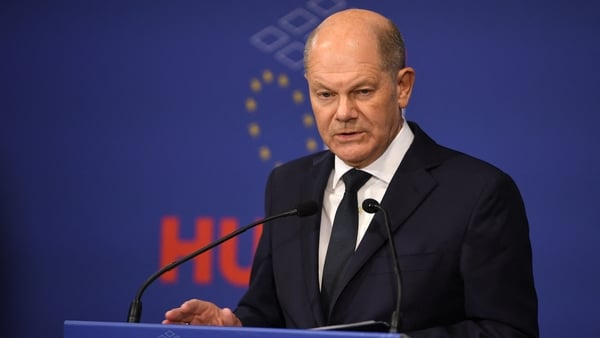 Germany was plunged into political turmoil when Mr Scholz's three-party coalition collapsed after the chancellor fired his finance minister earlier this week