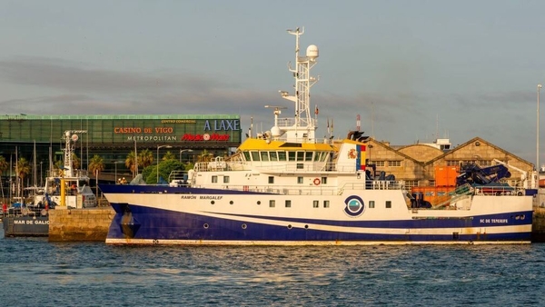 The Ramon Margalef will use its sensors and submergible robot to map an offshore area