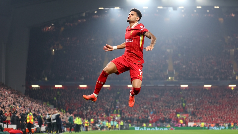 Luis Diaz hit a hat-trick for Liverpool on Wednesday
